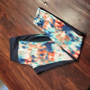 Fun Zella leggings! Full length, midrise. Size M